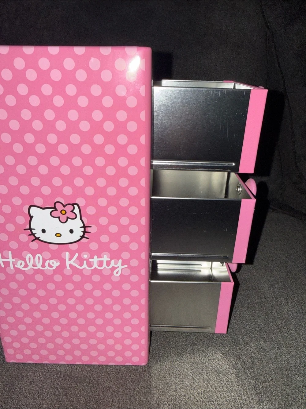 Sanrio Hello Kitty Pink 3-Drawer Mini Organizer